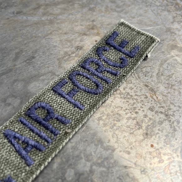 U.S. AIR FORCE embroidered tape patch - Vintage - Picture 4 of 10